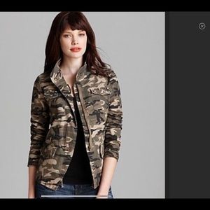 Aqua camo canvas jacket